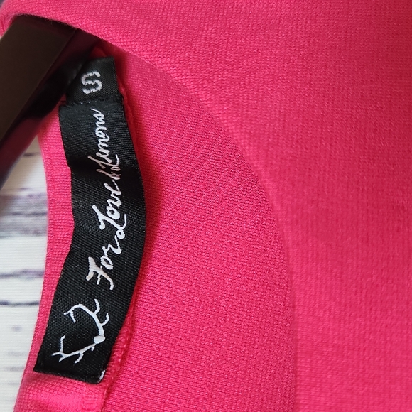 For Love & Lemons 🍋 hot pink mini dress - Picture 3 of 5